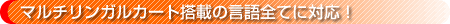 �ޥ����󥬥륫������ܸ�������Ƥ��б���